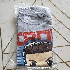 Ironman Funko Pop T-Shirt with Red and Blue Design Size Large